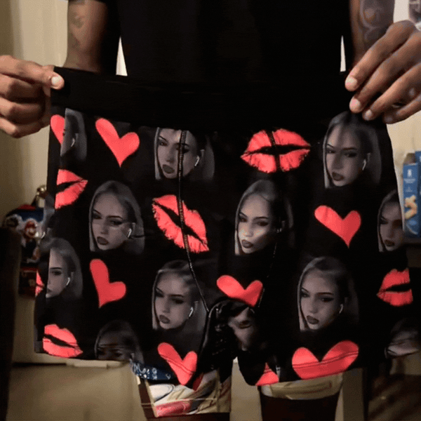 Photo Heart Boxer Briefs